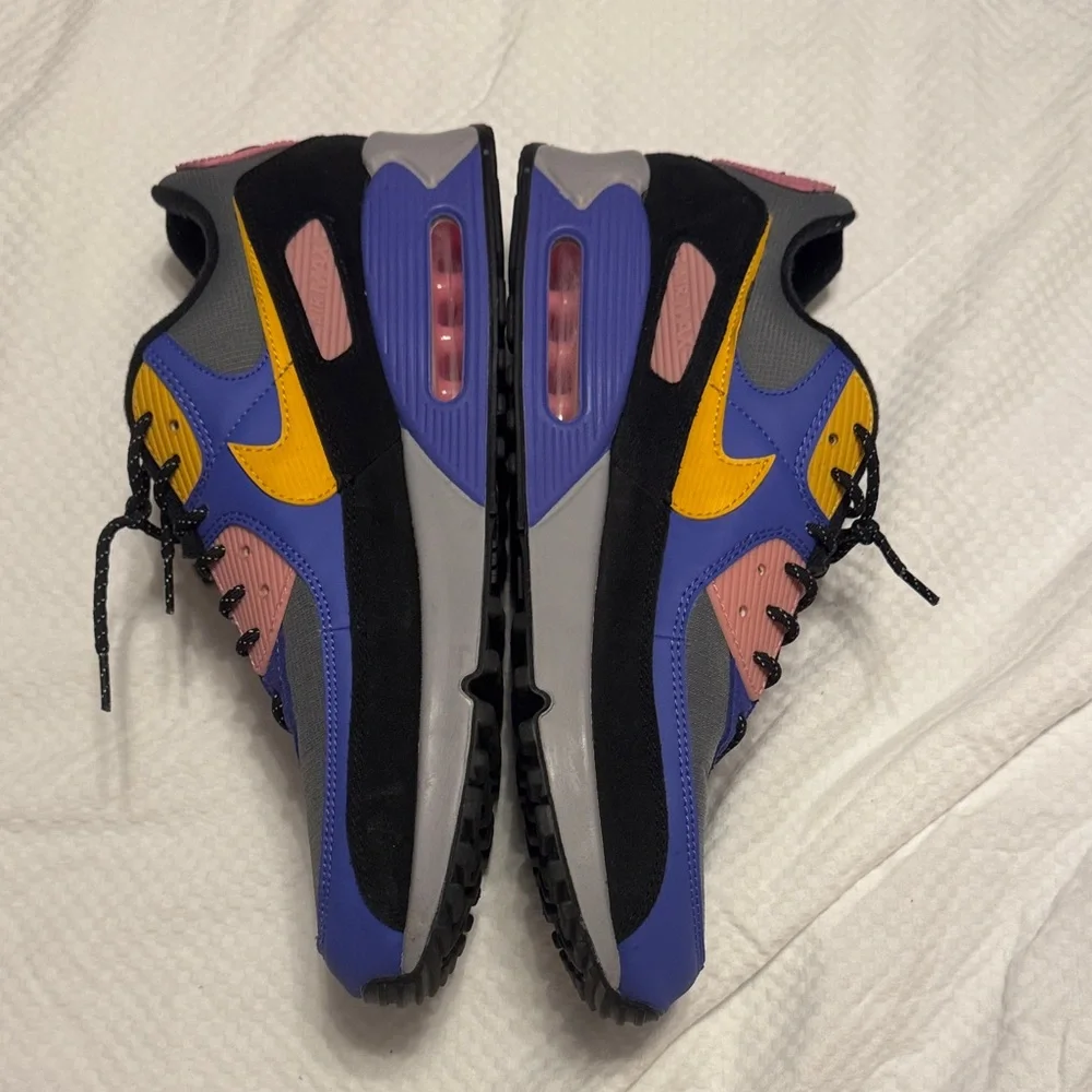 Nike Multicolor Athletic Shoes - Blue, Yellow, Pink - Picture 6 of 6